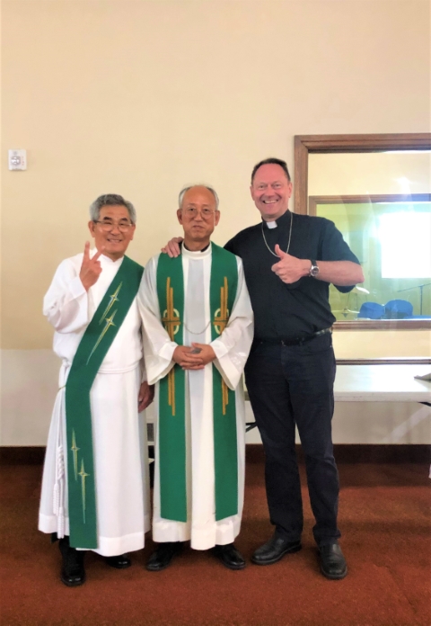 Bishop Daniel, D. Dominic Fr. Peter