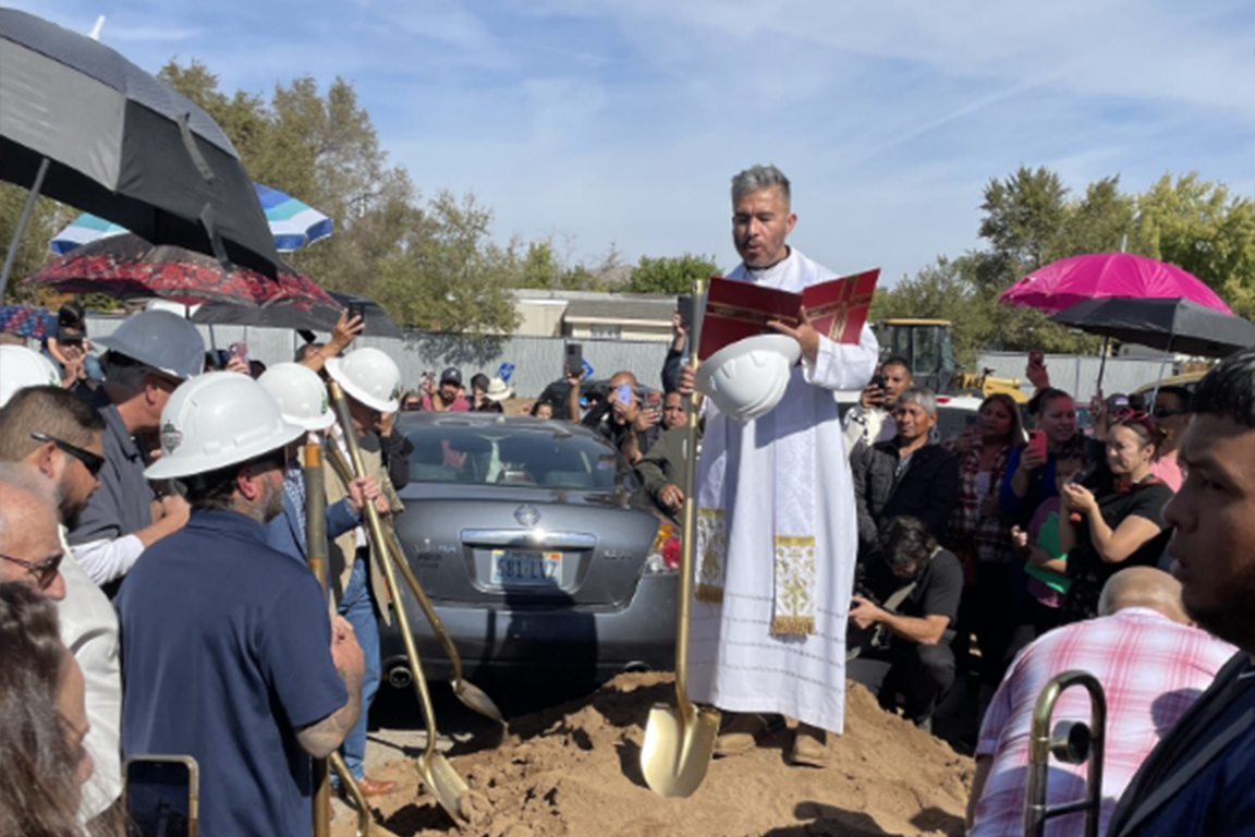 groundbreaking -father edgar